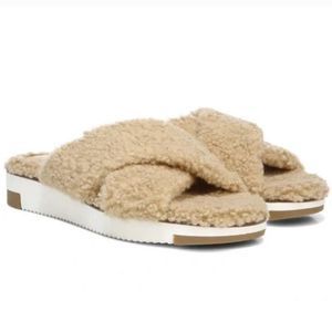 Sam Edelman “Alice” Faux Fur Sandals